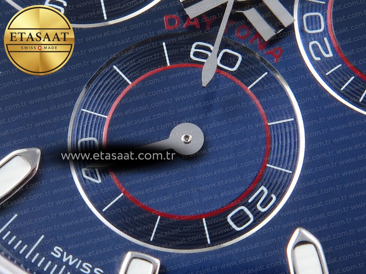 Daytona 116509 QF 1:1 Best Edition Blue Dial on SS Bracelet SH4130 V3 (Gain Weight) - Görsel 12