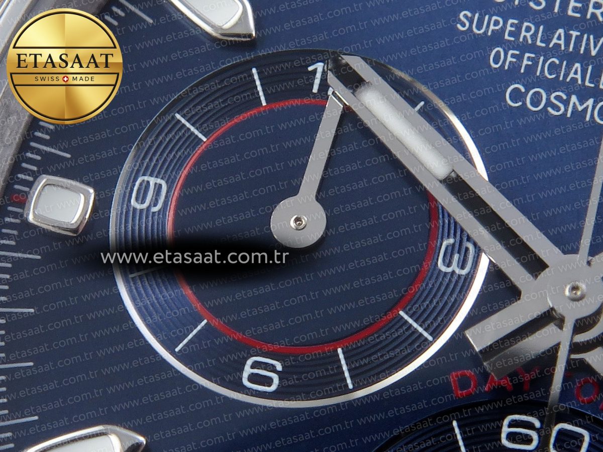 Daytona 116509 QF 1:1 Best Edition Blue Dial on SS Bracelet SH4130 V3 (Gain Weight) - Görsel 14