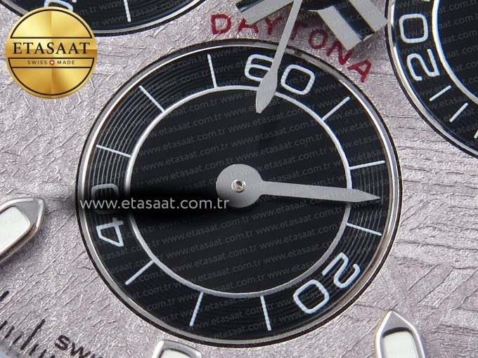 Daytona 116509 QF 1:1 Best Edition Gray Dial on SS Bracelet SH4130 V3 (Gain Weight) - Görsel 12