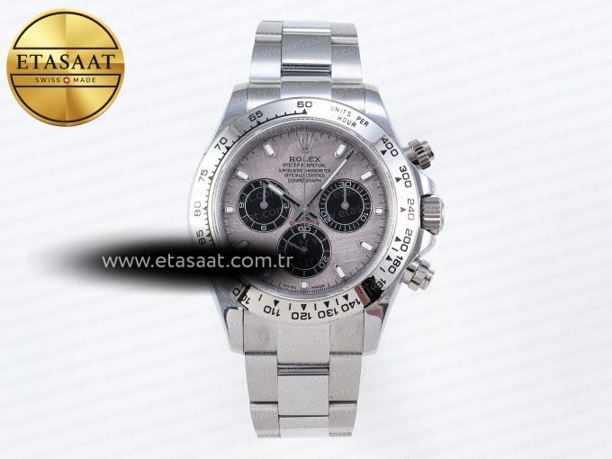 Daytona 116509 QF 1:1 Best Edition Gray Dial on SS Bracelet SH4130 V3 (Gain Weight) - Görsel 3