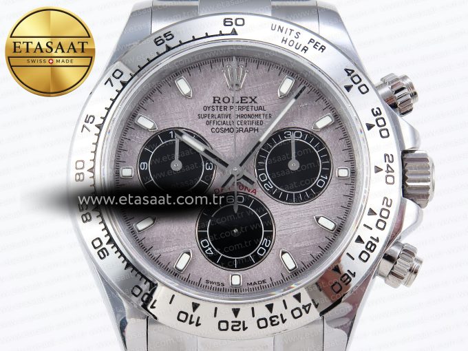 Daytona 116509 QF 1:1 Best Edition Gray Dial on SS Bracelet SH4130 V3 (Gain Weight) - Görsel 4