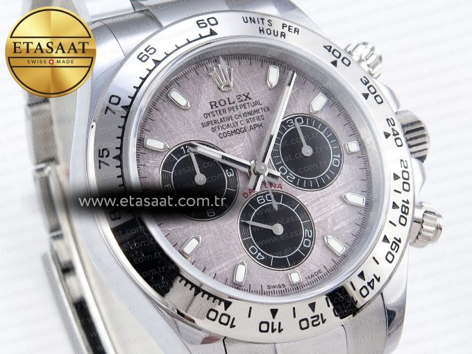 Daytona 116509 QF 1:1 Best Edition Gray Dial on SS Bracelet SH4130 V3 (Gain Weight) - Görsel 5