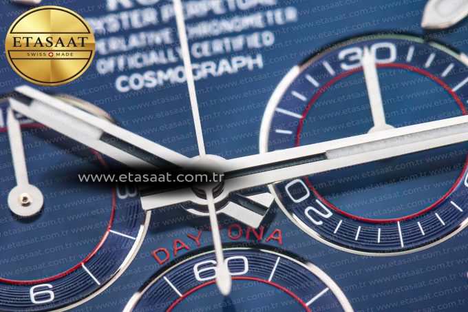 Daytona 116509 SS Clean 1:1 Best Edition Blue Dial on SS Bracelet SA4130 - Görsel 10