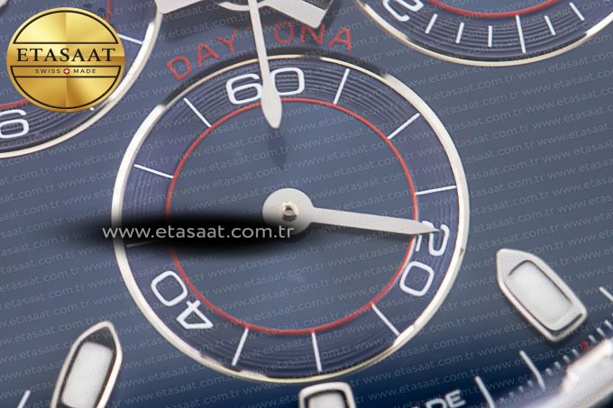 Daytona 116509 SS Clean 1:1 Best Edition Blue Dial on SS Bracelet SA4130 - Görsel 12