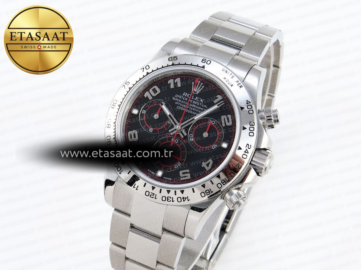 Rolex Daytona 116509 Black Numeral Dial A7750 - Görsel 1