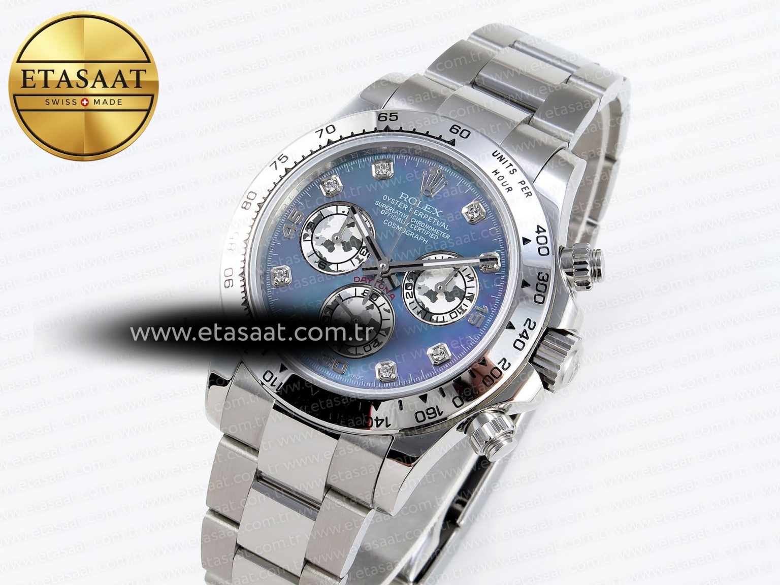Rolex Daytona 116509 Blue MOP Dial A7750 - Görsel 1