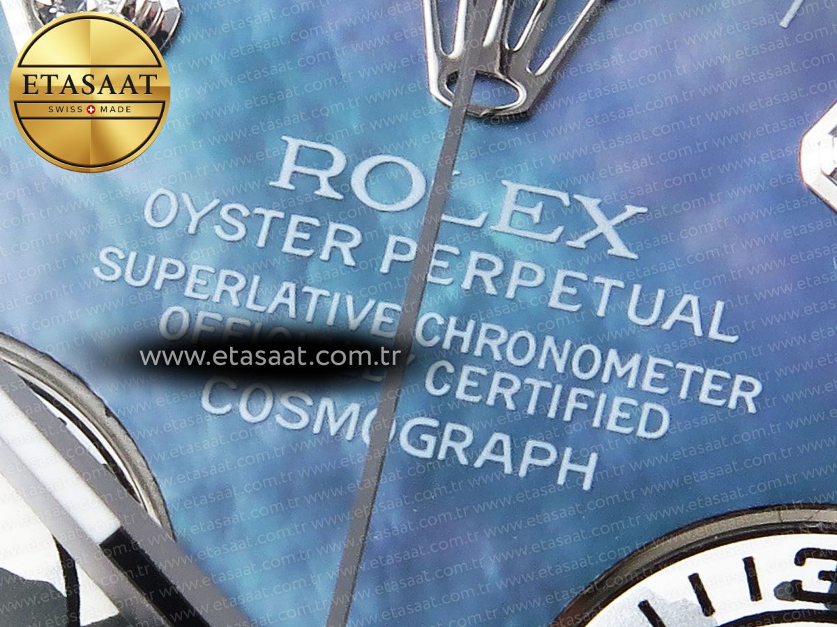 Rolex Daytona 116509 Blue MOP Dial A7750 - Görsel 10