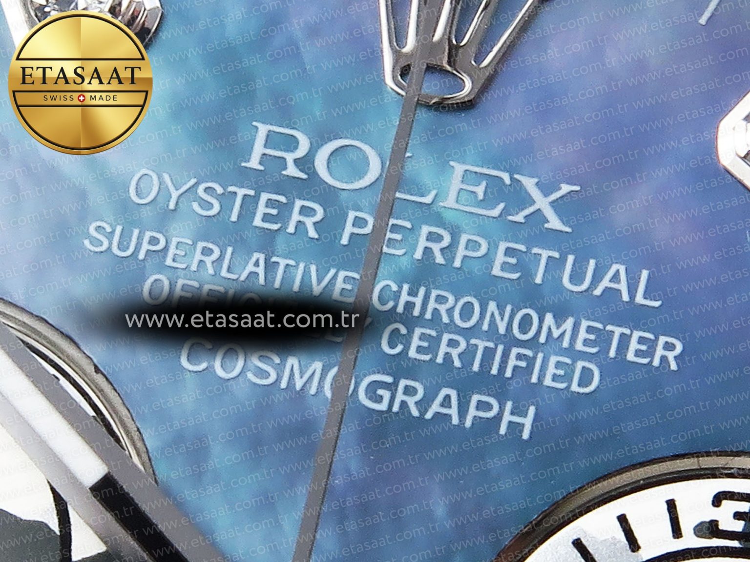 Rolex Daytona 116509 Blue MOP Dial A7750 - Görsel 10