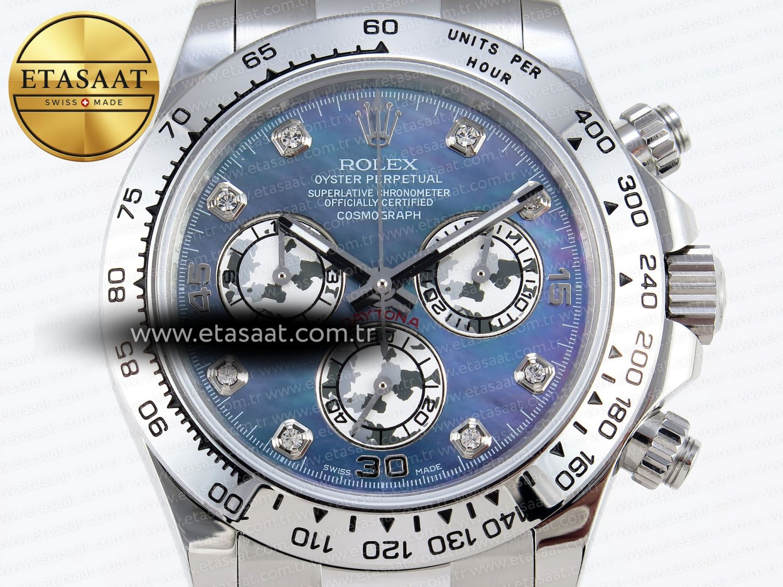 Rolex Daytona 116509 Blue MOP Dial A7750 - Görsel 4