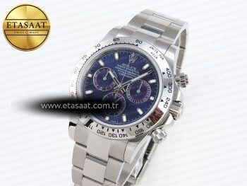 Daytona 116509 SS OMF Best Edition Blue Stick Dial on SS Bracelet A7750 (Slim Movement)