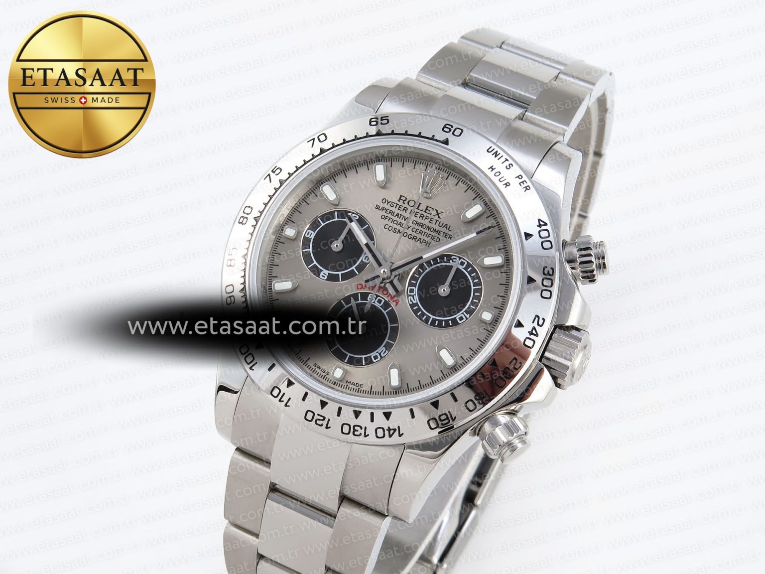 Rolex Daytona 116509 Gray/Black Dial A7750 - Görsel 1