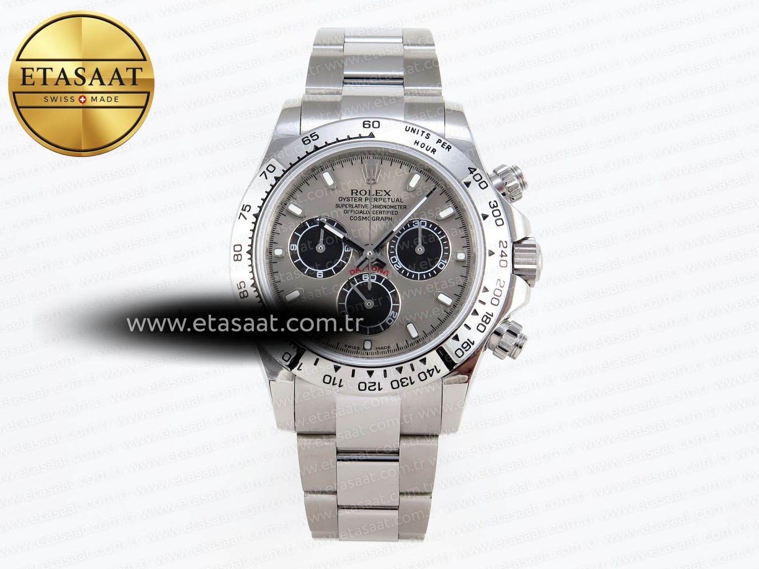 Rolex Daytona 116509 Gray/Black Dial A7750 - Görsel 3