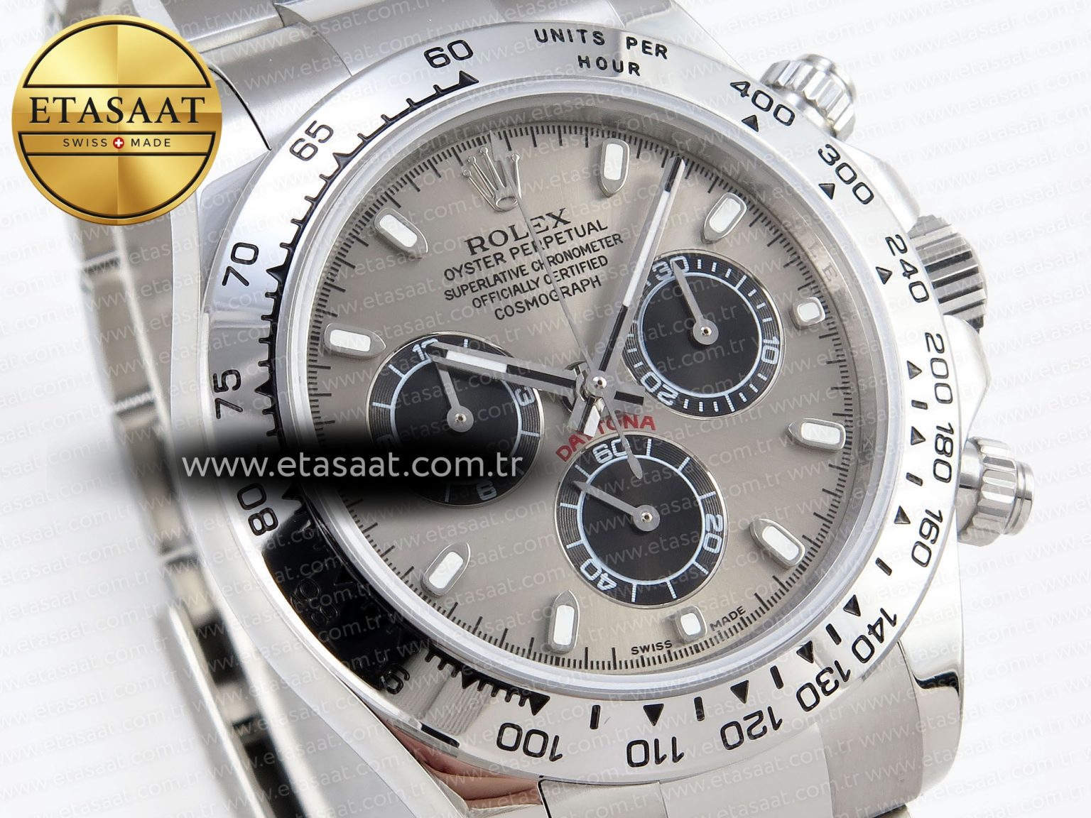 Rolex Daytona 116509 Gray/Black Dial A7750 - Görsel 5