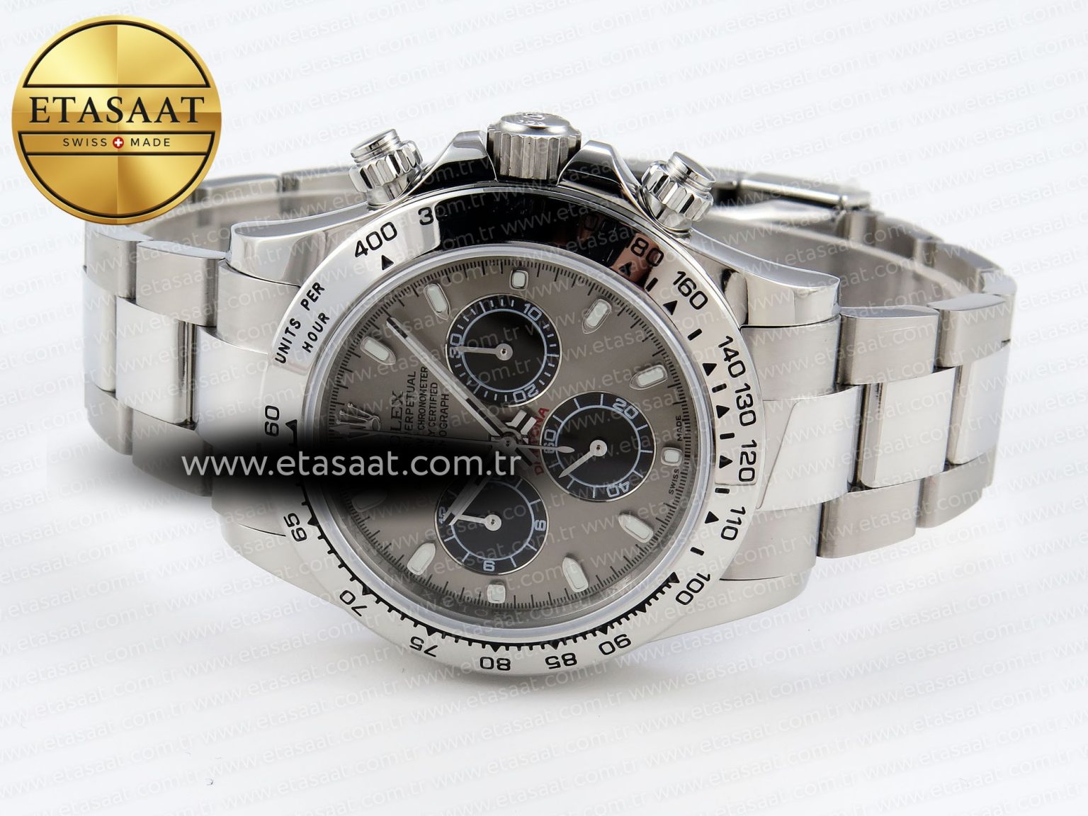 Rolex Daytona 116509 Gray/Black Dial A7750 - Görsel 6