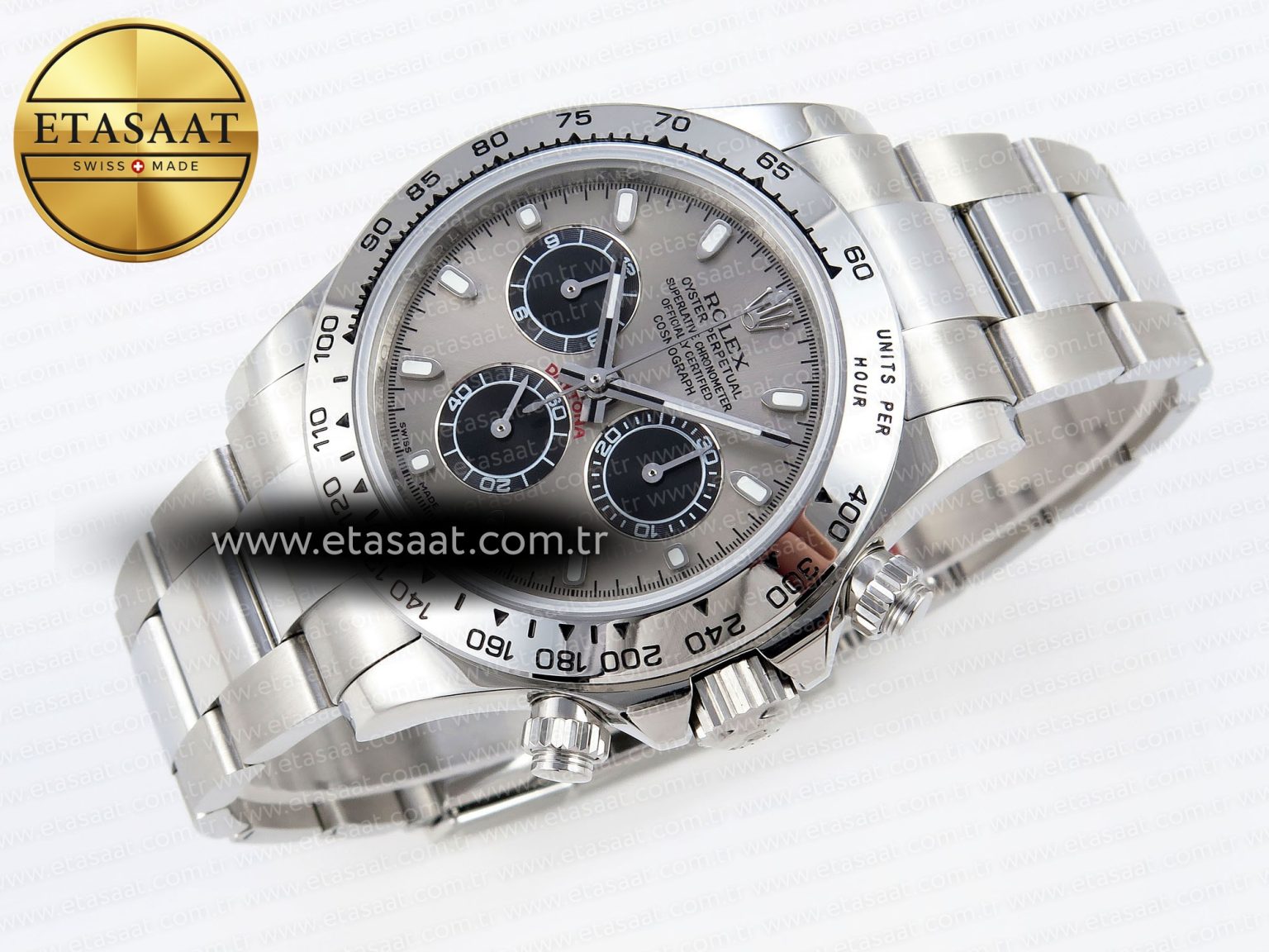 Rolex Daytona 116509 Gray/Black Dial A7750 - Görsel 7