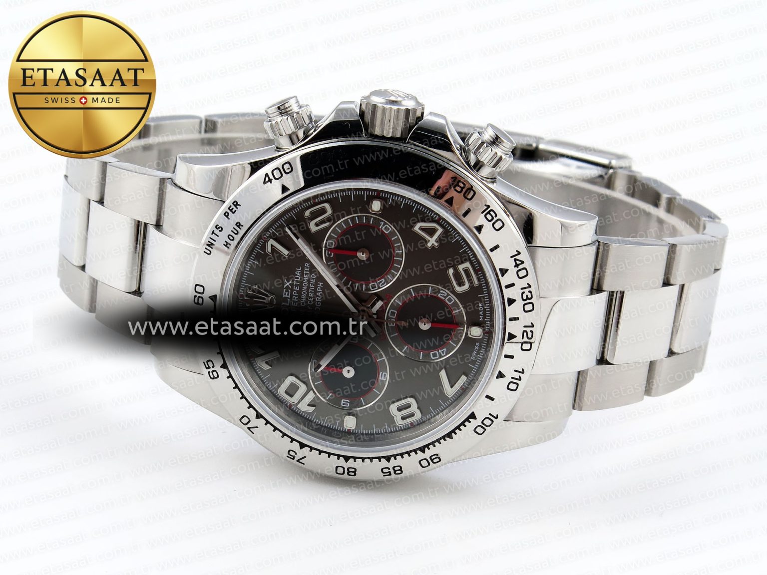 Rolex Daytona 116509 Gray Numeral Dial A7750 - Görsel 6