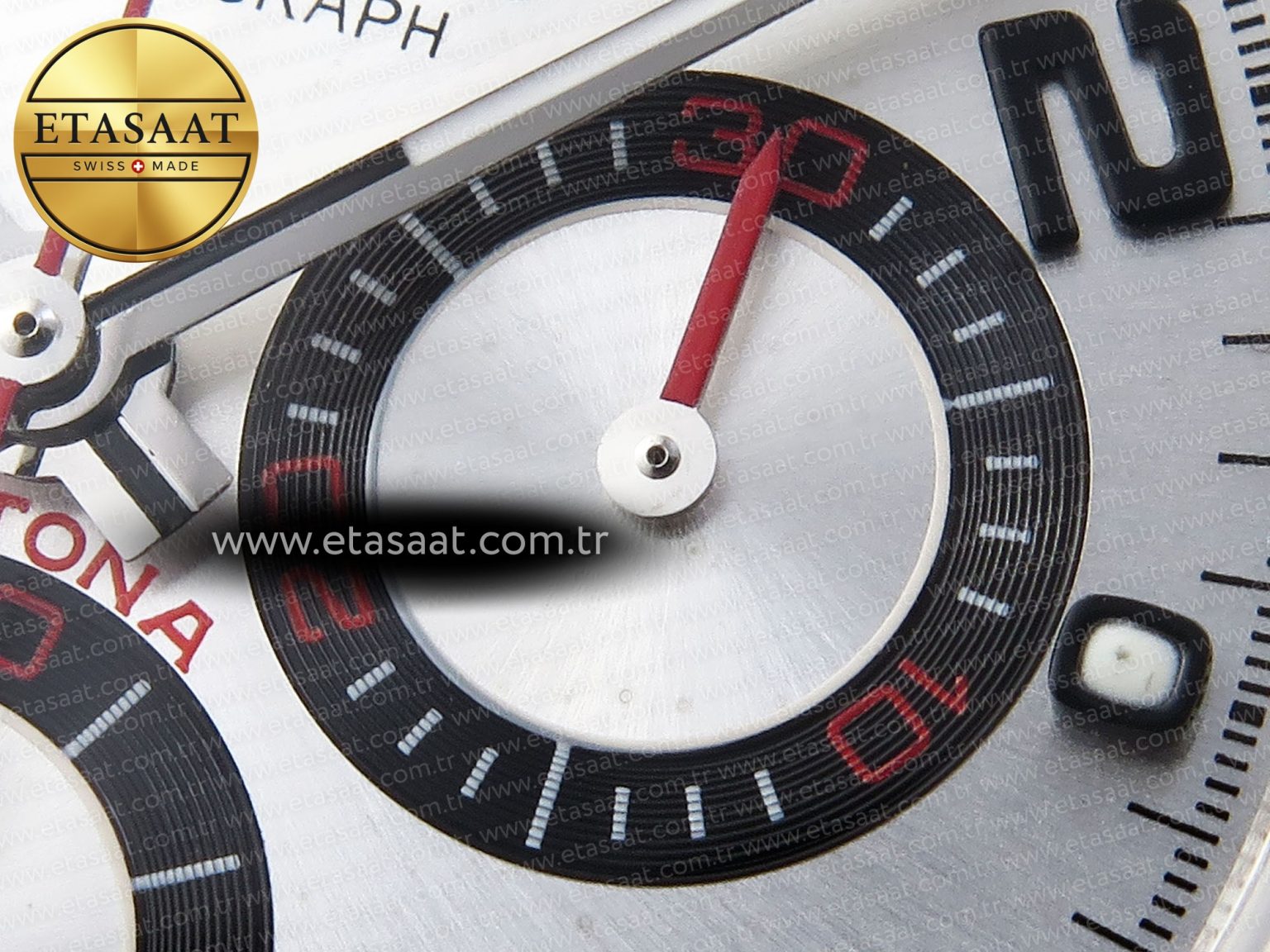 Rolex Daytona 116509 Silver Numeral Dial A7750 - Görsel 11
