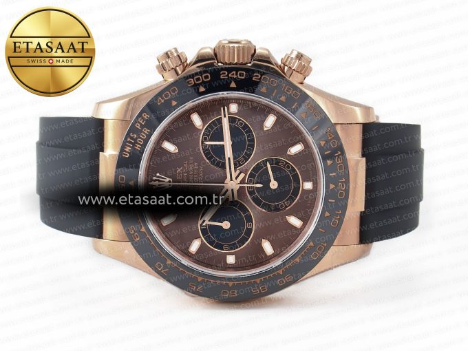 Daytona 116515 QF 1:1 Best Edition Brown Dial on Oysterflex Strap SH4130 V3 (Gain Weight) - Görsel 13