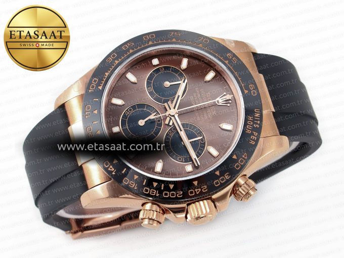Daytona 116515 QF 1:1 Best Edition Brown Dial on Oysterflex Strap SH4130 V3 (Gain Weight) - Görsel 14