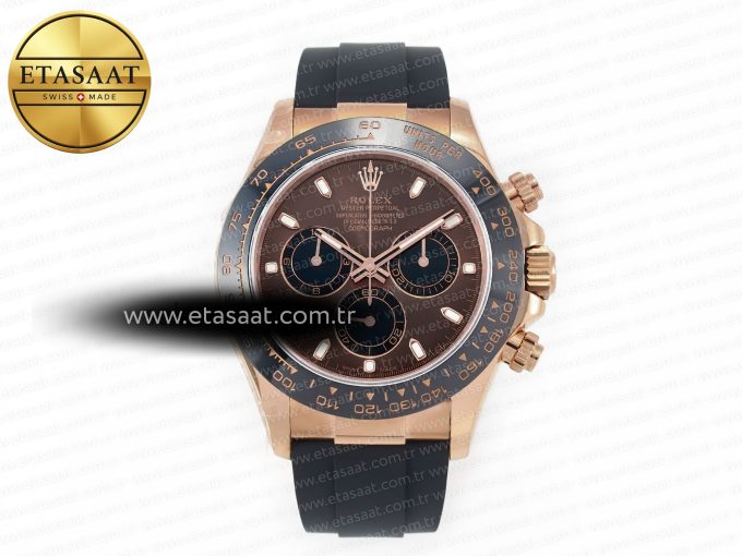 Daytona 116515 QF 1:1 Best Edition Brown Dial on Oysterflex Strap SH4130 V3 (Gain Weight) - Görsel 3