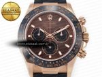 Daytona 116515 QF 1:1 Best Edition Brown Dial on Oysterflex Strap SH4130 V3 (Gain Weight) - Görsel 4
