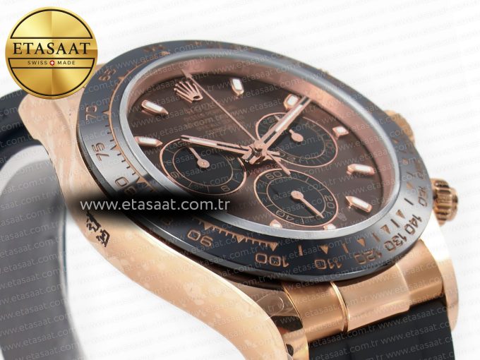 Daytona 116515 QF 1:1 Best Edition Brown Dial on Oysterflex Strap SH4130 V3 (Gain Weight) - Görsel 6
