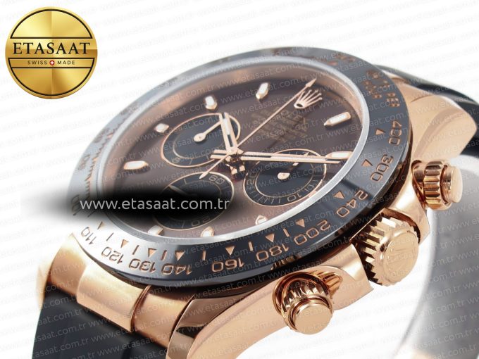 Daytona 116515 QF 1:1 Best Edition Brown Dial on Oysterflex Strap SH4130 V3 (Gain Weight) - Görsel 7