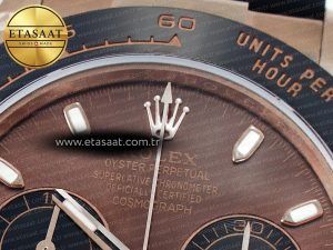 Daytona 116515 QF 1:1 Best Edition Brown Dial on Oysterflex Strap SH4130 V3 (Gain Weight) - Görsel 8