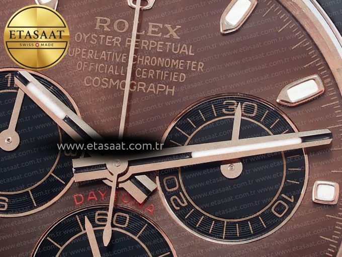 Daytona 116515 QF 1:1 Best Edition Brown Dial on Oysterflex Strap SH4130 V3 (Gain Weight) - Görsel 9