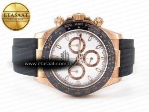 Daytona 116515 QF 1:1 Best Edition White Dial on Oysterflex Strap SH4130 V3 (Gain Weight) - Görsel 12