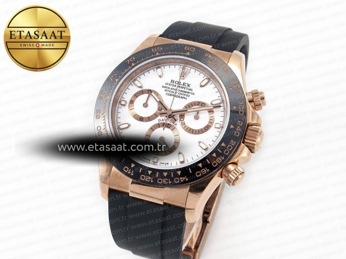 Daytona 116515 QF 1:1 Best Edition White Dial on Oysterflex Strap SH4130 V3 (Gain Weight) - Görsel 2