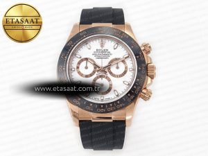 Daytona 116515 QF 1:1 Best Edition White Dial on Oysterflex Strap SH4130 V3 (Gain Weight) - Görsel 3