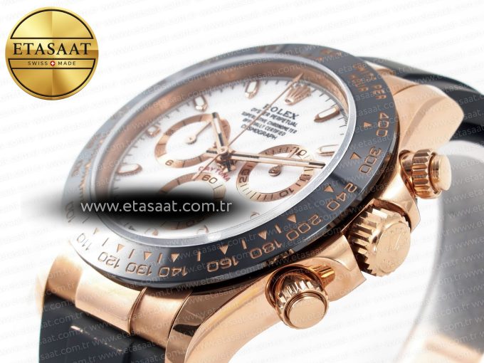 Daytona 116515 QF 1:1 Best Edition White Dial on Oysterflex Strap SH4130 V3 (Gain Weight) - Görsel 7