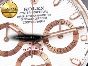 Daytona 116515 QF 1:1 Best Edition White Dial on Oysterflex Strap SH4130 V3 (Gain Weight) - Görsel 9
