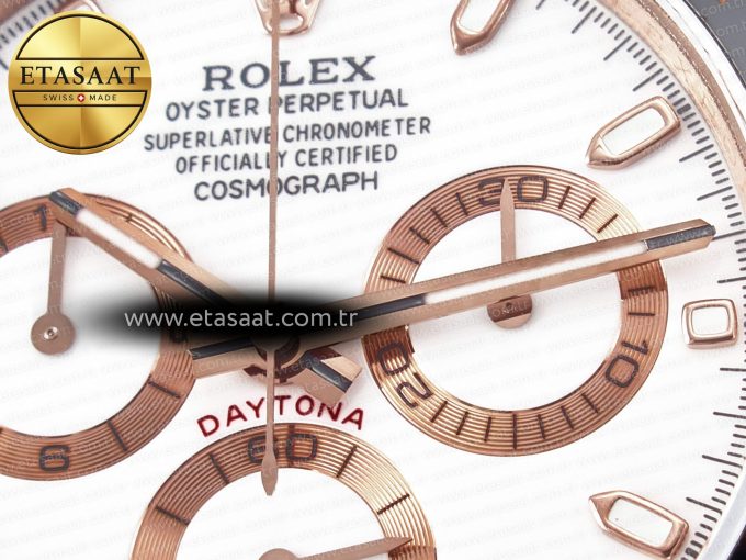 Daytona 116515 QF 1:1 Best Edition White Dial on Oysterflex Strap SH4130 V3 (Gain Weight) - Görsel 9
