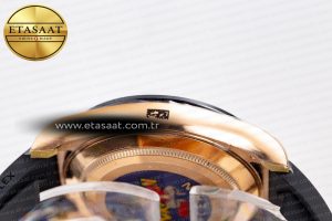 Daytona 116515 RG Clean Factory 1:1 Best Edition Black Ceramic Bezel Black Stick Dial on Oysterflex Rubber Strap A4130 - Görsel 16