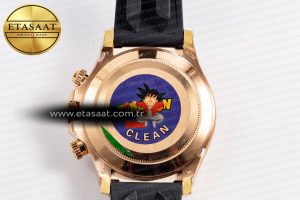 Daytona 116515 RG Clean Factory 1:1 Best Edition Black Ceramic Bezel Black Stick Dial on Oysterflex Rubber Strap A4130 - Görsel 18
