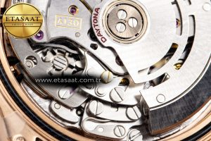 Daytona 116515 RG Clean Factory 1:1 Best Edition Black Ceramic Bezel Black Stick Dial on Oysterflex Rubber Strap A4130 - Görsel 24
