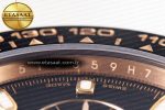 Daytona 116515 RG Clean Factory 1:1 Best Edition Black Ceramic Bezel Black Stick Dial on Oysterflex Rubber Strap A4130 - Görsel 7