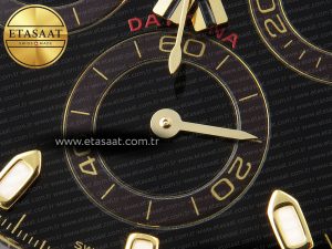 Daytona 116518 APSF 1:1 Best Edition Black Dial on Oysterflex Rubber Strap SH4130 - Görsel 12