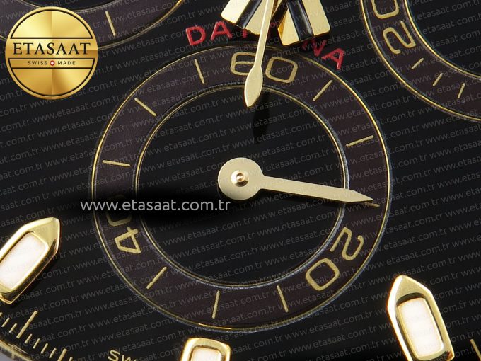 Daytona 116518 APSF 1:1 Best Edition Black Dial on Oysterflex Rubber Strap SH4130 - Görsel 12