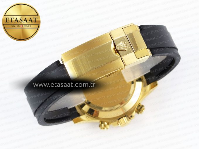 Daytona 116518 APSF 1:1 Best Edition Black Dial on Oysterflex Rubber Strap SH4130 - Görsel 17