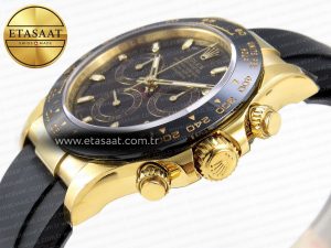 Daytona 116518 APSF 1:1 Best Edition Black Dial on Oysterflex Rubber Strap SH4130 - Görsel 8