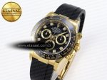 Daytona 116518 APSF 1:1 Best Edition Black Diamonds Dial on Oysterflex Rubber Strap SH4130