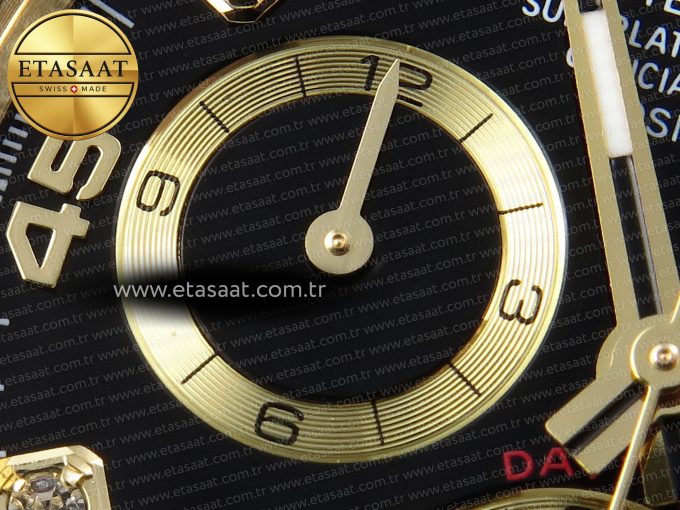 Daytona 116518 APSF 1:1 Best Edition Black Diamonds Dial on Oysterflex Rubber Strap SH4130 - Görsel 17