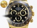 Daytona 116518 APSF 1:1 Best Edition Black Diamonds Dial on Oysterflex Rubber Strap SH4130 - Görsel 4