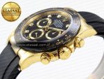Daytona 116518 APSF 1:1 Best Edition Black Diamonds Dial on Oysterflex Rubber Strap SH4130 - Görsel 8