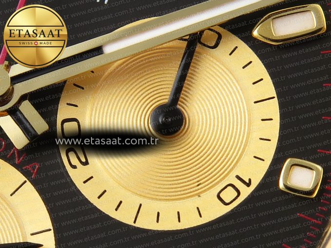 Daytona 116518 APSF 1:1 Best Edition Black/YG Dial on Oysterflex Rubber Strap SH4130 - Görsel 11