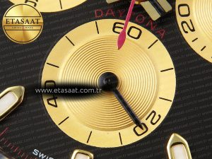 Daytona 116518 APSF 1:1 Best Edition Black/YG Dial on Oysterflex Rubber Strap SH4130 - Görsel 12