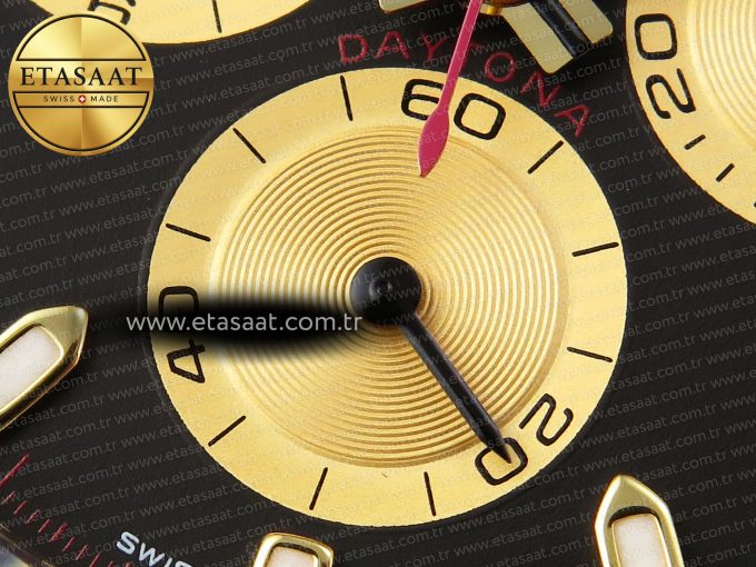 Daytona 116518 APSF 1:1 Best Edition Black/YG Dial on Oysterflex Rubber Strap SH4130 - Görsel 12
